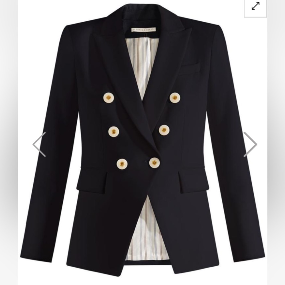 Veronica Beard Miller Dickey Jacket navy size 8